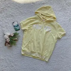 マーベル 半袖ジップパーカー フーディー ロゴ M タウン ストリート 着回し