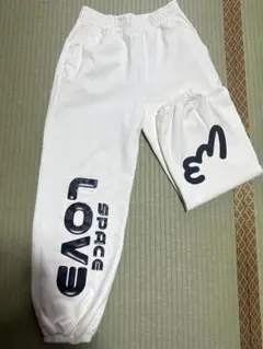 SPACE LOVE ロゴ スウェットパンツ　M