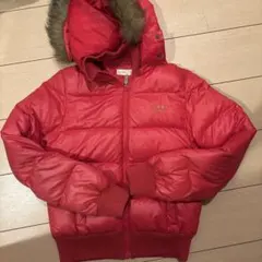 TOMMY GIRL フード付き赤ダウンジャケットのサムネイル