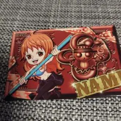 ONE PIECE チョコ缶バッジ ナミ サンジ 2種セット - メルカリ