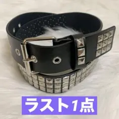 スタッズベルト ブラック 男女兼用 Y2K パンク メタル ロック V系 ブリン