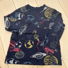 baby gap 宇宙柄 長袖Tシャツ 3歳用