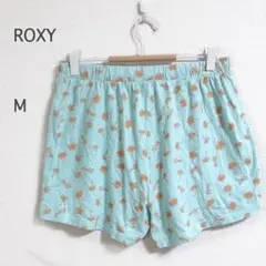 【ロキシー】ショートパンツ ウエストゴム M 総柄 カジュアル リゾート 夏