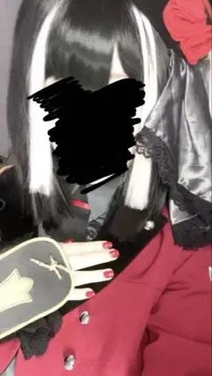 刀剣乱舞 京極正宗 コスプレ コストモ 送料無料】 とうらぶ風 黒×赤 袖レース使用 帽子・装備品セット 京極