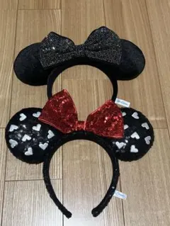 ディズニーリゾート限定ミニーカチューシャ 2個セット