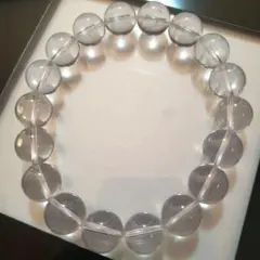 天然石 本水晶 ブレスレット クリスタルブレスレット 約11ミリ