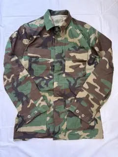 米軍 BDUウッドランドカモ ミリタリージャケット　SMALL-XLONG