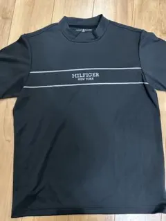 TOMMY HILFIGER ゴルフ L ブラック　モックネック　トミー