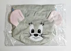 トムとジェリー　タフィー　ぬいぐるみ巾着ポーチ　フェイス　小物入れ　キッズ