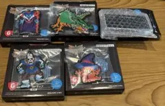 ドラゴンクエスト一番くじ　ラバーストラップ4種＋アクリルクリップ