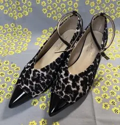 新品未使用★Le Talon ルタロン ヒョウ柄ポインテッドトゥ パンプス