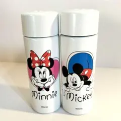 【ディズニー】ミッキー & ミニー ステンレスボトル２本セット