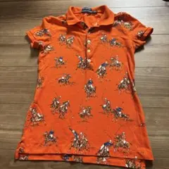 Ralph Lauren スキニーポロシャツ XS オレンジ
