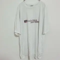 GILDAN 【XL】ホワイト オーバーサイズ Tシャツ 白 トップス