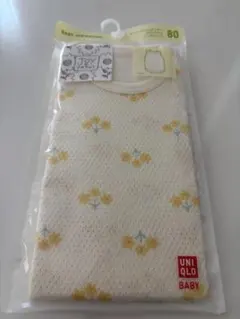 UNIQLO コットンメッシュインナーボディスーツ　ノースリーブ80cm