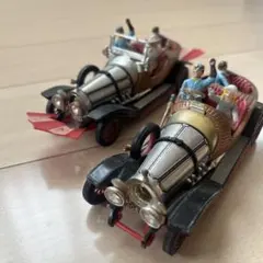 英国アンティーク ヴィンテージミニカー 4台セット 香港製＆英国製】ヴィンテージ クラシックカー ミニカー 4台セット