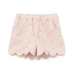 プティマイン　スカラップショートパンツ　90センチ　ライトピンク　新品