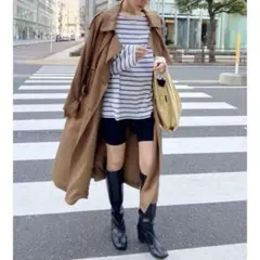 ungridアングリッド ルーズロングトレンチコート ブラウン