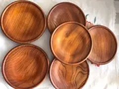 木製　お皿　６枚