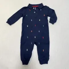 Ralph Lauren ネイビー ロンパース 9M