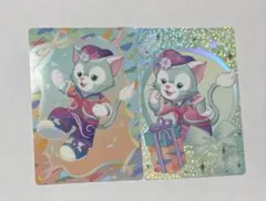 香港ディズニー　トレカ　ジェラトーニ