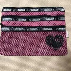 Hello Kitty メッシュポーチ ピンク