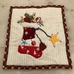 クリスマスス飾り　パッチワーク　ハンドメイドのサムネイル
