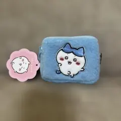 ちいかわ　ふわふわミニポーチ　ハチワレ