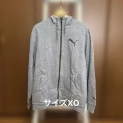 PUMA グレー フルジップパーカー XO