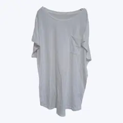 ジーユー ホワイト ビッグ Tシャツ 半袖 プルオーバー トップス