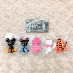 ディズニーキャラクター テールフックマスコット 全5種 フルコンプ