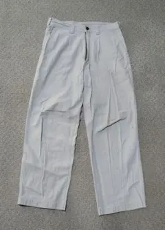 スラックス　パンツ　 ライトグレー　メンズ　綿　②