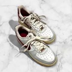 Nike Air Force 1 ホワイト/レッド　完売品　希少価値あり　ナイキ