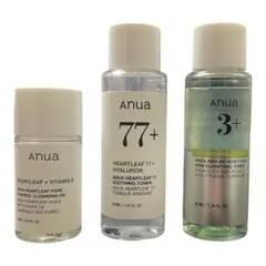 anua ドクダミ化粧水 アゼライン酸化粧水 クレンジングオイル 3個セット