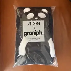 ブラックパンダ イオン グラニフ ぬいぐるみブランケット