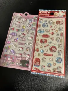 【感謝セール】正規品ハローキティボンボンドロップシール海外限定シール2枚BC