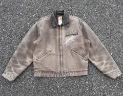 CarharttデトロイトジャケットJ97 フェードブラウンL USA企画