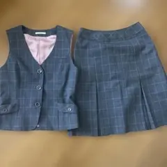 事務服　ベスト＆スカートセット　9号 ボンマックス㊲