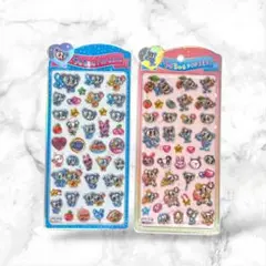 3D立体シール 2枚セット ハードタイプ 硬いシール