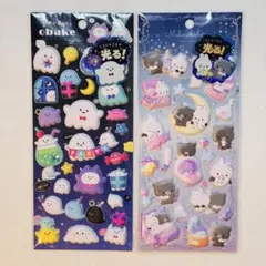 【クーリア正規品】もっちもちシール 光るシール メランコリリック おばけ セット