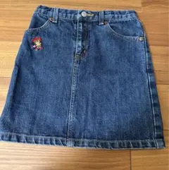 ミキハウス　デニムスカート　レトロ　120cm