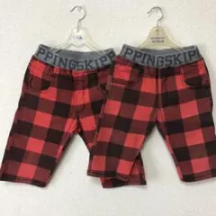 MPS のパンツセット 兄弟お揃い 120,130cm