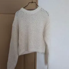 BEAUTY&YOUTH 透かし編みニット