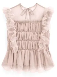 GRL チュールフリルブラウス[gn245]