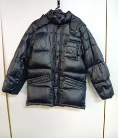 クリーニング済み GAP フーディーダウンジャケット M 黒