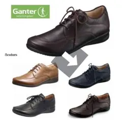 ガンター Ganter コンフォートシューズ ネイビー 本革　サイズ4のサムネイル