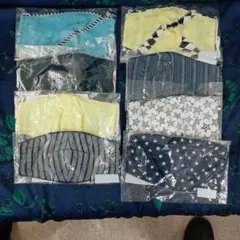 ハンドメイド布製マスクＬサイズ8枚セット