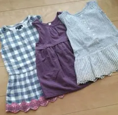 ベビーギャップ　無印良品　ワンピース　キッズ　90センチ　セット売り　まとめ売り