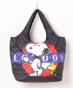 スヌーピー　PEANUTS 中綿キルティング　トートバッグ　かわいい　新品未使用