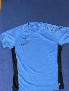 Lサイズ Mizuno NXT 青 半袖シャツ スポーツウェア 陸上